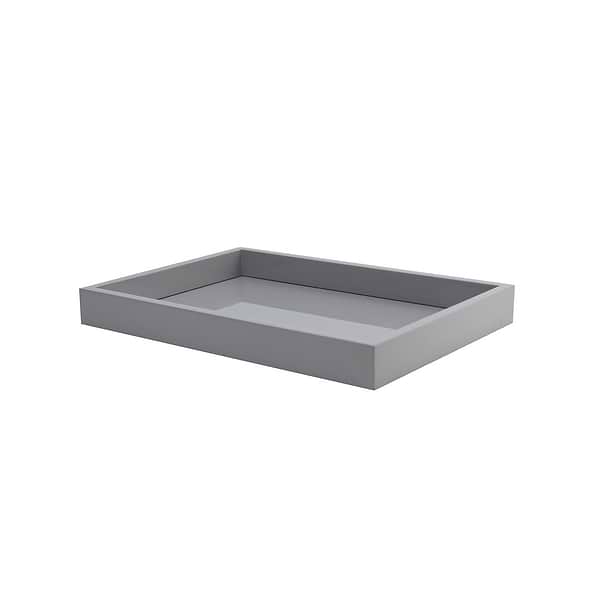 Chiffon Grey Small Lacquered Tray - Addison Ross Ltd UK