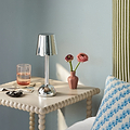 Chrome Lacquer Rechargeable Bobbin LED Lamp - Addison Ross Ltd UK