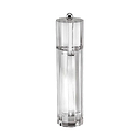 Clear Icy Flute Salt or Pepper Mill