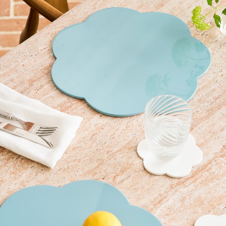 Eau De Nil Lacquer Placemats – Set of 4 - Addison Ross Ltd UK
