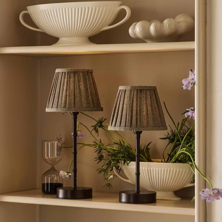 Empire Lampshade Herringbone 16cm - Addison Ross Ltd UK