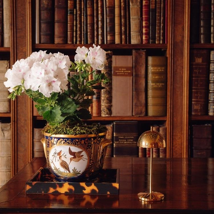 Faux Tortoise Small Lacquered Serving Tray - Addison Ross Ltd UK