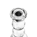 Icy Bobbin Candlestick Clear 14cm - Addison Ross Ltd UK