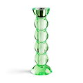 Icy Bobbin Candlestick Green 23cm - Addison Ross Ltd UK