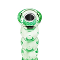 Icy Bobbin Candlestick Green 23cm - Addison Ross Ltd UK