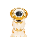 Icy Bobbin Candlestick Orange 14cm - Addison Ross Ltd UK