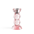 Icy Bobbin Candlestick Pink 14cm - Addison Ross Ltd UK