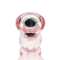 Icy Bobbin Candlestick Pink 14cm - Addison Ross Ltd UK
