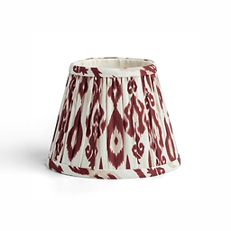 Ikat Empire Cherry & Cappuccino Lampshade - 16cm
