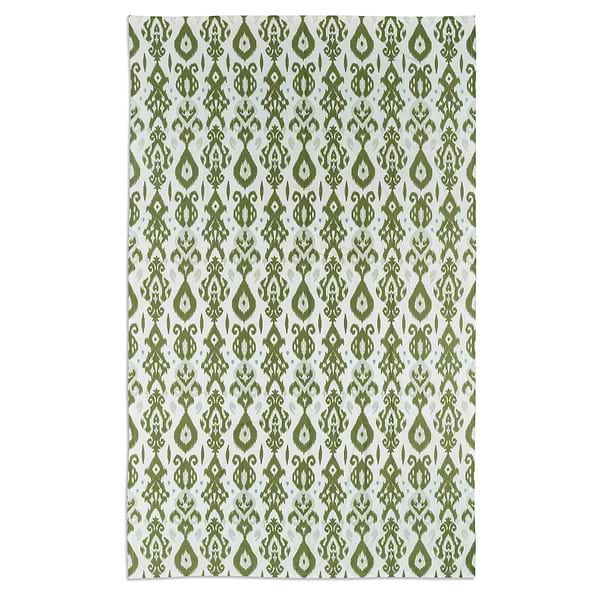 Ikat Khaki Linen Tablecloth - Addison Ross Ltd UK