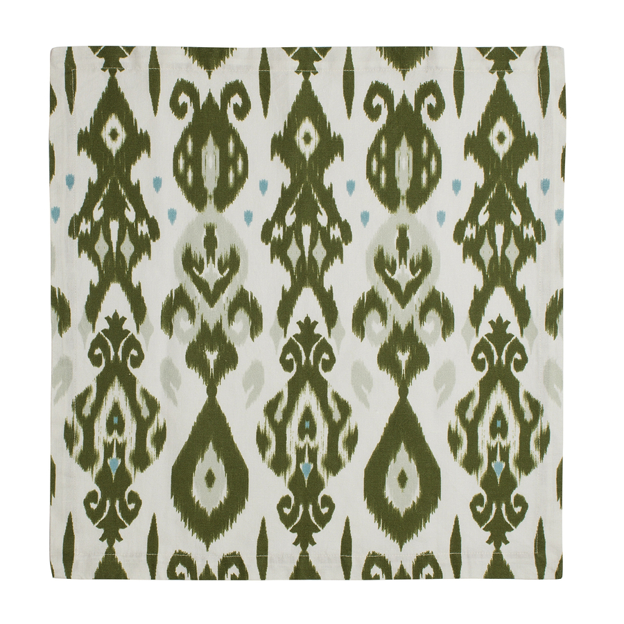 Ikat Khaki Napkins - Set of 4 - Addison Ross Ltd UK