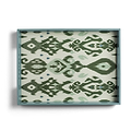 Ikat Medium Khaki & Chambray Two-Tone Tray - Addison Ross Ltd UK
