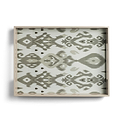 Ikat Medium Mink & Cappuccino Two-Tone Tray - Addison Ross Ltd UK