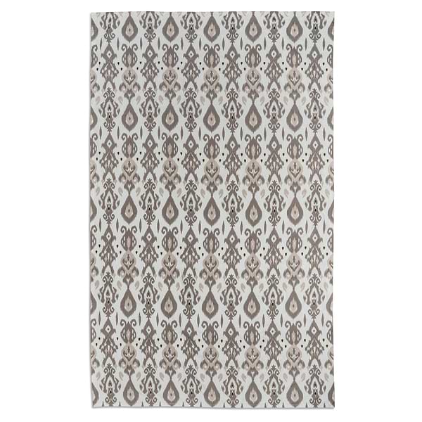 Ikat Mink Linen Tablecloth - Addison Ross Ltd UK
