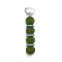 Khaki Green & Pale Denim Bobbin Bottle Opener