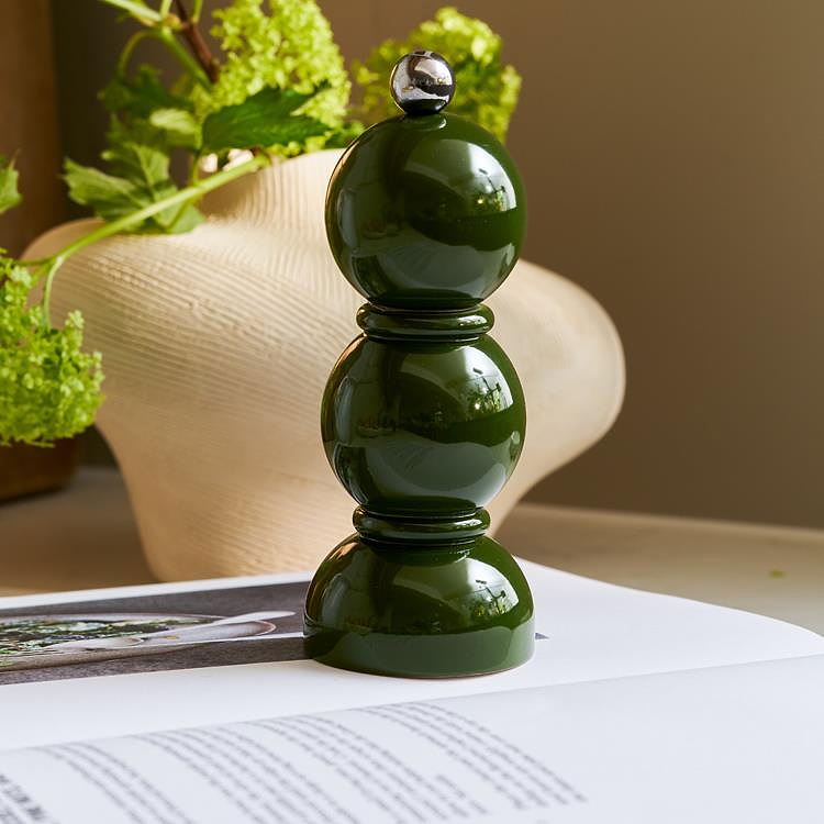 Khaki Mini Bob Salt or Pepper Mill - Addison Ross Ltd UK
