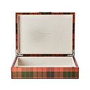 Large Ross Tartan Box with Silver