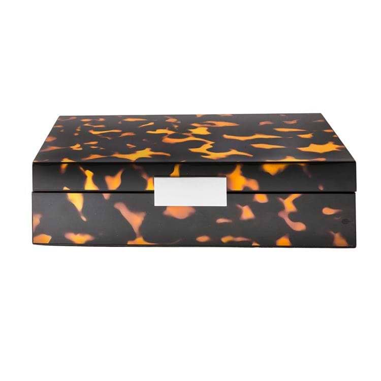 Large Tortoiseshell Box with Silver - Addison Ross Ltd UK