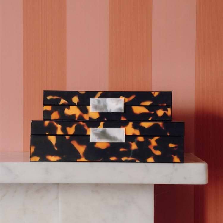 Large Tortoiseshell Box with Silver - Addison Ross Ltd UK