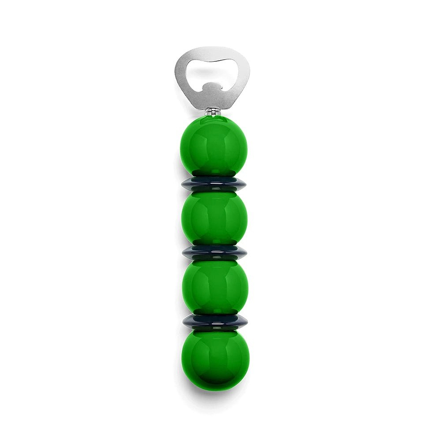 Leaf Green & Navy Bobbin Bottle Opener - Addison Ross Ltd UK
