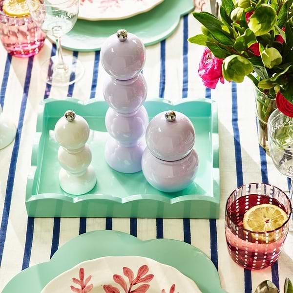 Lilac Bobbin Salt or Pepper Mill - Addison Ross Ltd UK