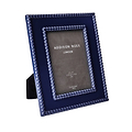 Navy Bobbin Lacquer Photo Frame - Addison Ross Ltd UK