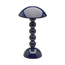 Navy Lacquer Rechargeable Bobbin LED Lamp
