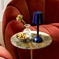 Navy Scallop Rechargeable LED Lamp - Addison Ross Ltd UK