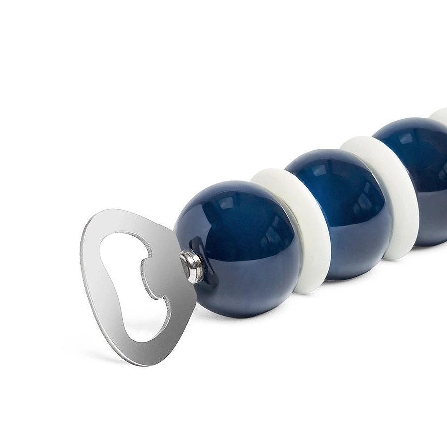 Navy & White Bobbin Bottle Opener - Addison Ross Ltd UK