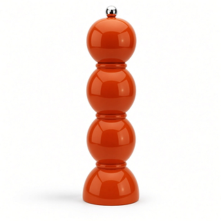 Orange Bobbin Salt or Pepper Mill
