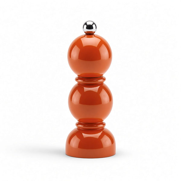 Orange Mini Bob Salt or Pepper Mill