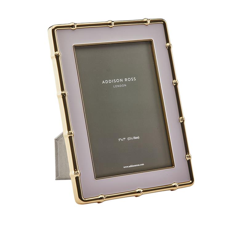 Pale Pink & Gold Bamboo Photo Frame - Addison Ross Ltd UK