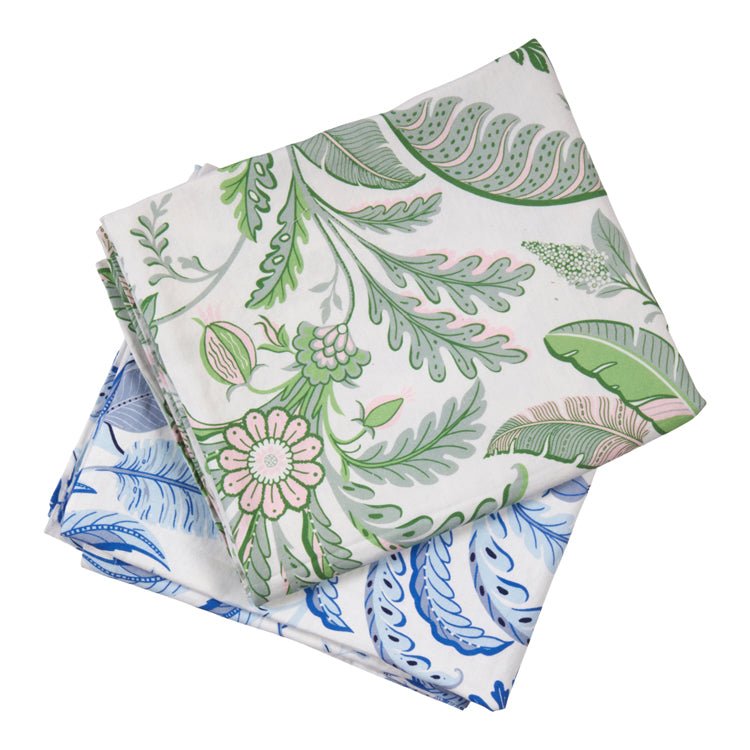 Palm Beach Green Linen Tablecloth - Addison Ross Ltd UK