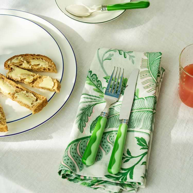 Palm Beach Green Napkins – Set of 4 - Addison Ross Ltd UK