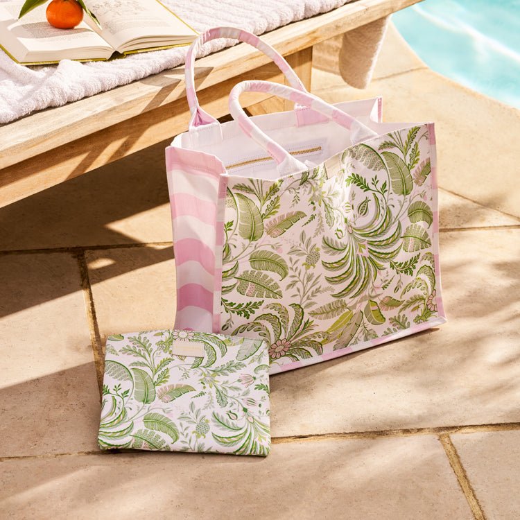 Palm Beach Green Tote Bag - Addison Ross Ltd UK