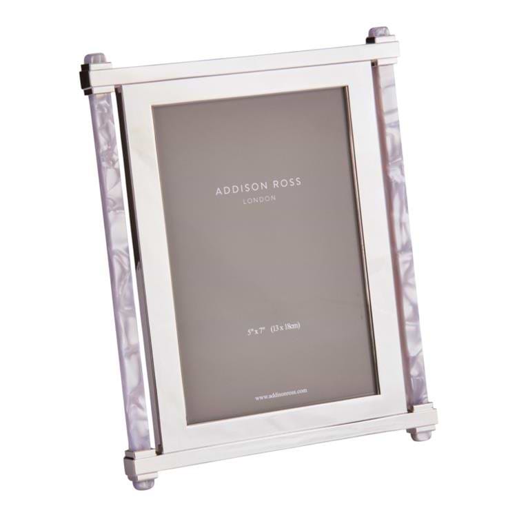 額縁 Addison Ross Photo frame White Scalloped Lacquer Photo Frame
