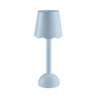 Periwinkle Blue Scallop Rechargeable LED Lamp