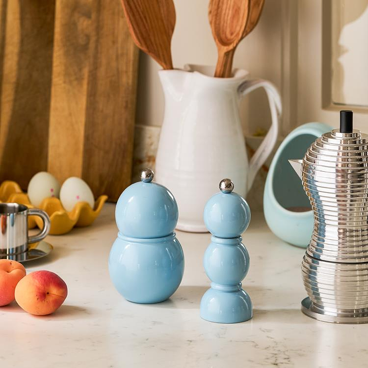 Periwinkle Mini Bob Salt or Pepper Mill - Addison Ross Ltd UK