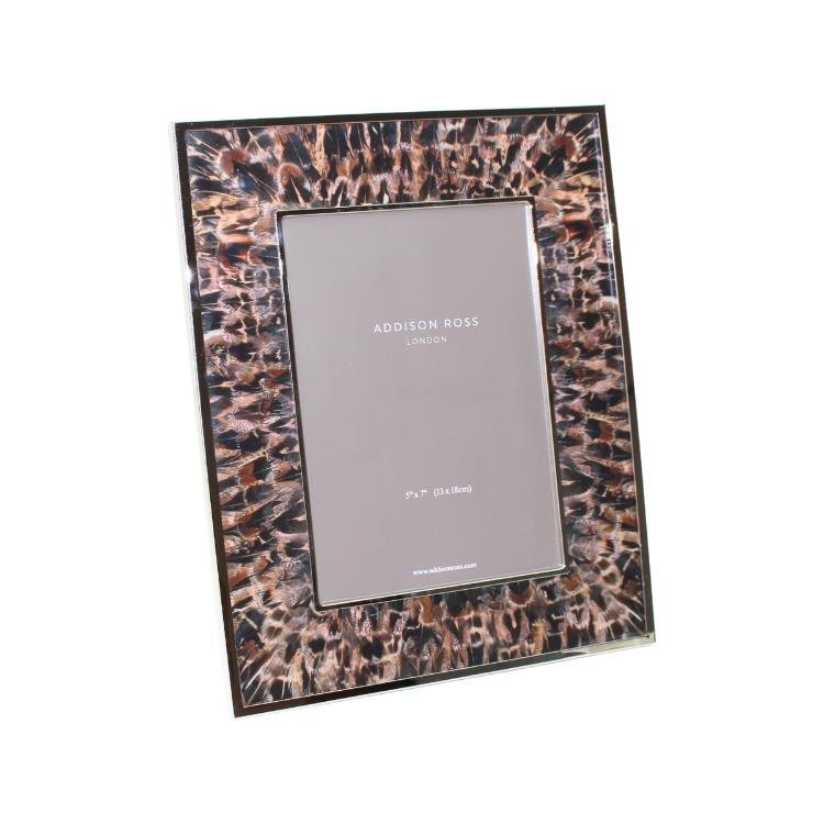 Pheasant Feather & Silver Frame - Addison Ross Ltd UK