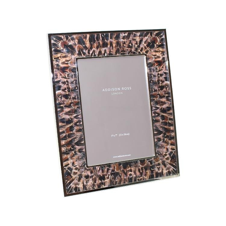 Pheasant Feather & Silver Frame - Addison Ross Ltd UK