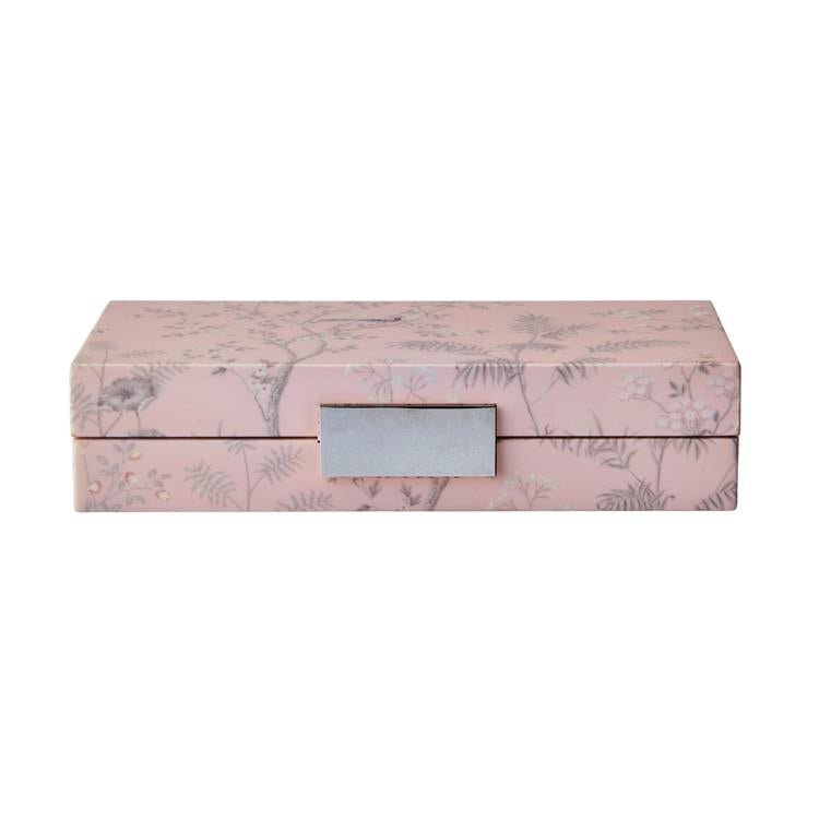 Pink Chinoiserie Box with Silver - Addison Ross Ltd UK