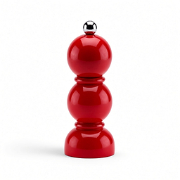 Red Mini Bob Salt or Pepper Mill