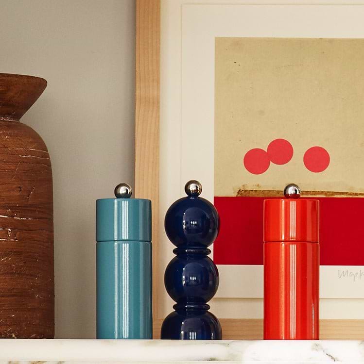 Red Mini Column Salt or Pepper Mill - Addison Ross Ltd UK