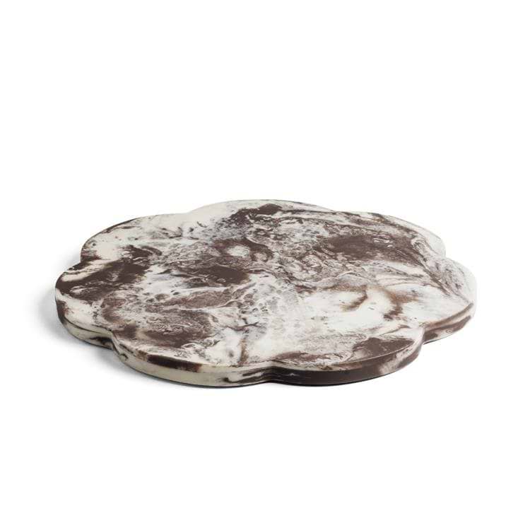 Scallop Resin Board Chocolate - Addison Ross Ltd UK