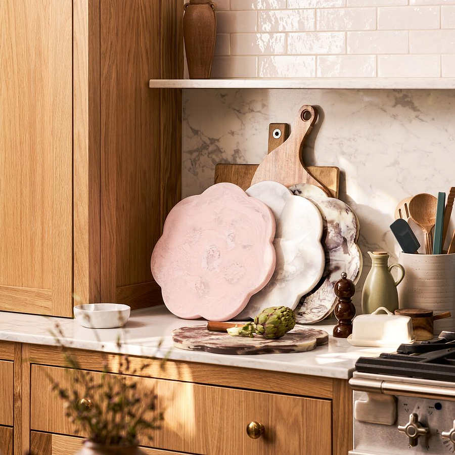 Scallop Resin Board Pink - Addison Ross Ltd UK