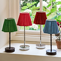 Silver Bamboo Rechargeable Lamp Base - 30cm - Addison Ross Ltd UK