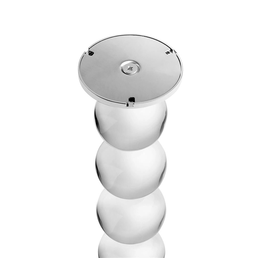 Tall Clear Bobbin Lamp Base & Rechargeable Bulb - Addison Ross Ltd UK