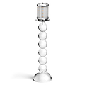 Tall Clear Bobbin Lamp Base & Rechargeable Bulb - Addison Ross Ltd UK