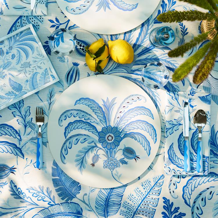 Wave Cutlery - Periwinkle & Pale Blue (16‑Piece Set) - Addison Ross Ltd UK