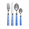Wave Cutlery - Periwinkle & Pale Blue (16‑Piece Set) - Addison Ross Ltd UK